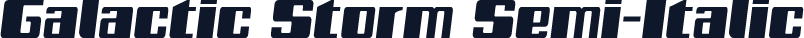 Galactic Storm Semi-Italic