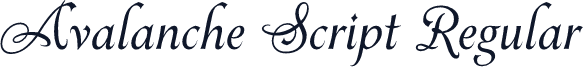 Avalanche Script Regular