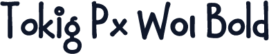 Tokig Px W01 Bold