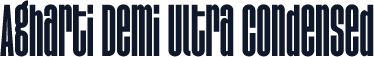 Agharti Demi Ultra Condensed