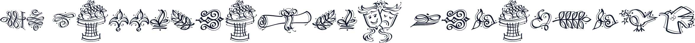 DF Calligraphic Ornaments