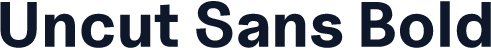 Uncut Sans Bold