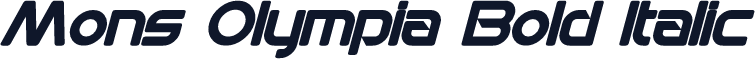 Mons Olympia Bold Italic