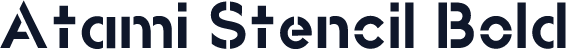 Atami Stencil Bold