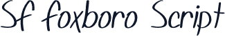 SF Foxboro Script