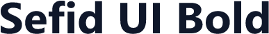 Sefid UI Bold