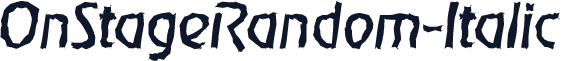 OnStageRandom-Italic