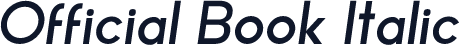 Official Book Italic