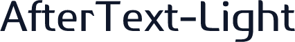 AfterText-Light