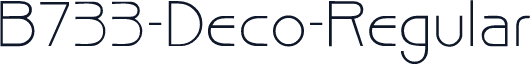B733-Deco-Regular
