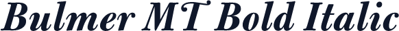 Bulmer MT Bold Italic