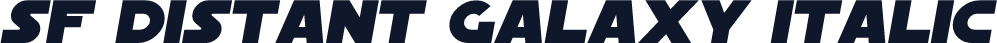 SF Distant Galaxy Italic