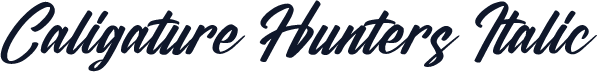 Caligature Hunters Italic