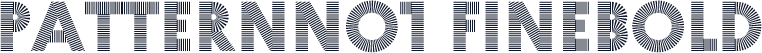 ☞PatternNo1 FineBold
