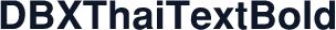 DBX ThaiText Bold