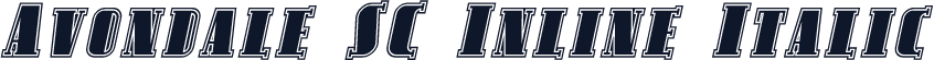 Avondale SC Inline Italic
