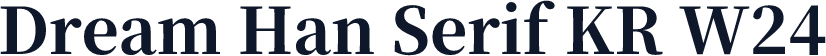 Dream Han Serif KR W24
