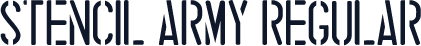 stencil army Regular