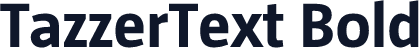 TazzerText Bold
