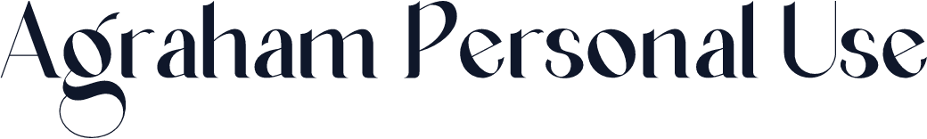 Agraham Personal Use