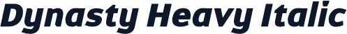 Dynasty Heavy Italic