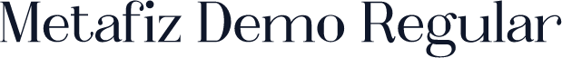 Metafiz Demo Regular