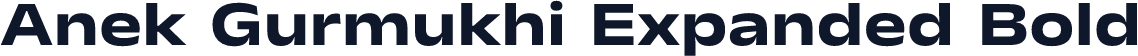 Anek Gurmukhi Expanded Bold