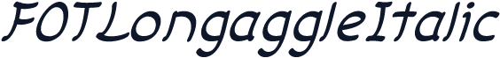 FOTLongaggleItalic