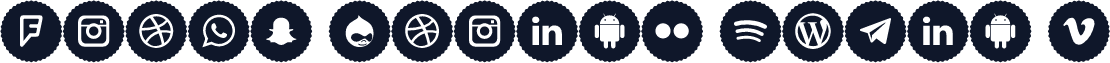 Icons Social Media 9