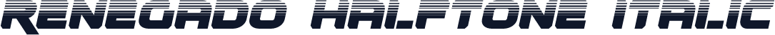 Renegado Halftone Italic