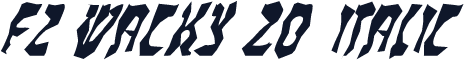 FZ WACKY 20 ITALIC