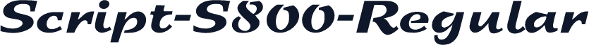Script-S800-Regular