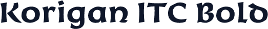 Korigan ITC Bold
