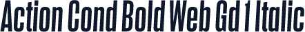 Action Cond Bold Web Gd 1 Italic
