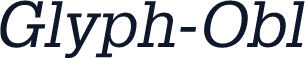 Glyph-Obl