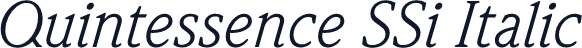Quintessence SSi Italic
