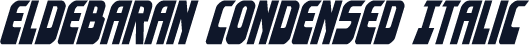 Eldebaran Condensed Italic