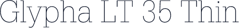 Glypha LT 35 Thin