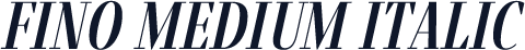 Fino Medium Italic