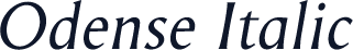 Odense Italic