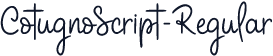 CotugnoScript-Regular
