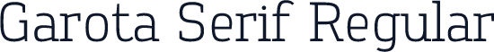Garota Serif Regular