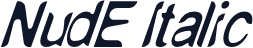 NudE Italic