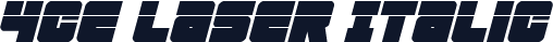4ce Laser Italic