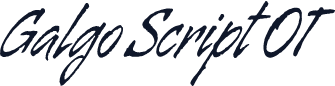 Galgo Script OT