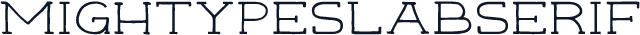 MightypeSlabSerif