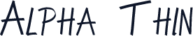 Alpha Thin