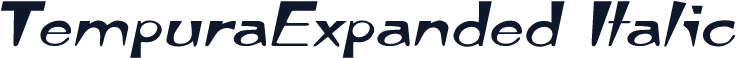 TempuraExpanded Italic