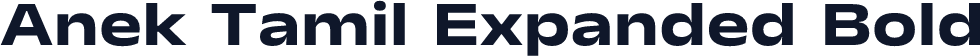 Anek Tamil Expanded Bold