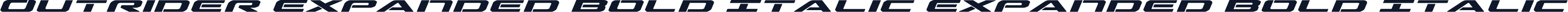 Outrider Expanded Bold Italic Expanded Bold Italic